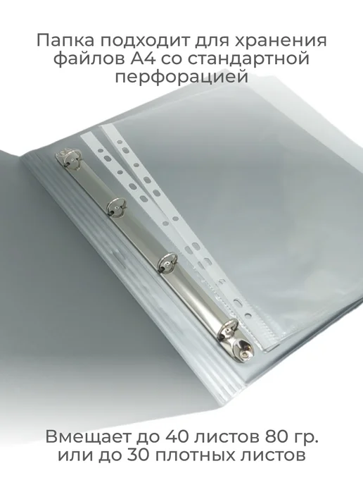 dpskanc Папка для портфолио без файлов, синий, фото 7