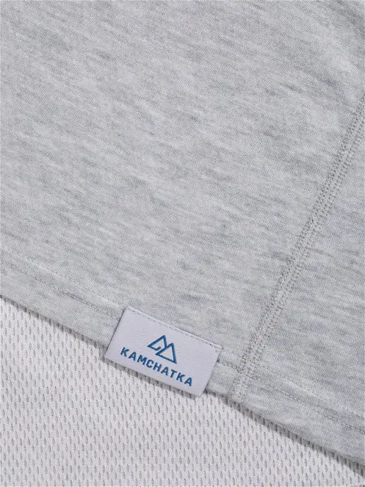 KAMCHATKA Термобелье мужское, лонгслив Premium Wool, серый, фото 4