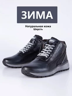 Кроссовки зимние высокие натуральная кожа FIDGI 14315031 купить за 5 139 ₽ в интернет-магазине Wildberries