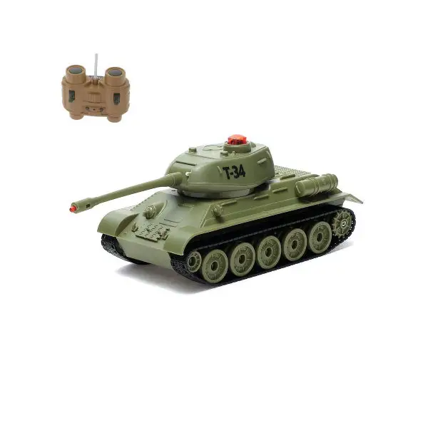 Танк радиоуправляемый Т34 работает от аккумулятора