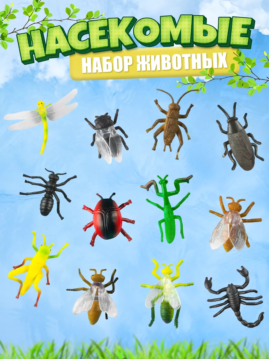 Цветы и насекомые