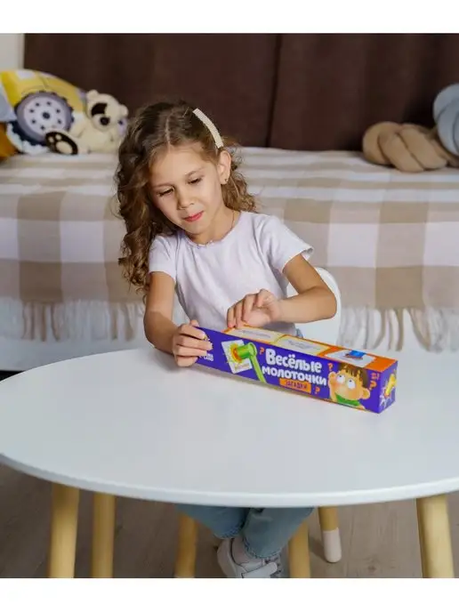 Сима-Ленд & ЛАС ИГРАС Настольная игра для детей Веселые молоточки загадки, зеленый, фото 8