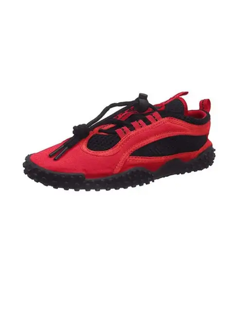 Playshoes Аквашуз коралловые тапки для взрослых, красный