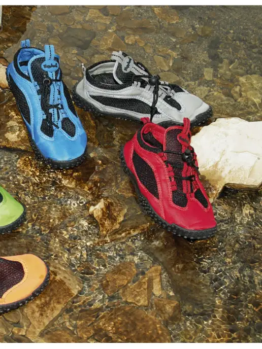 Playshoes Аквашуз коралловые тапки для взрослых, серый, фото 2