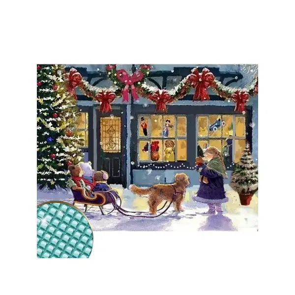 Алмазная вышивка с полным заполнением "Магазин игрушек"