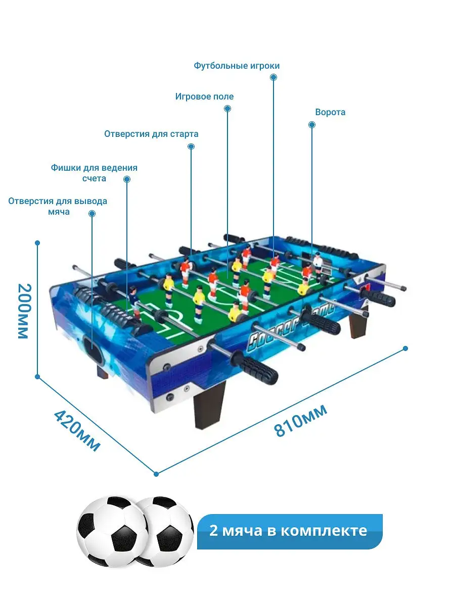 Игры спортивные развивающие для детей старше 5 лет Игрушки детские для  мальчиков Футбол настольный Partida 14347658 купить в интернет-магазине  Wildberries