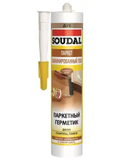 Паркетный герметик цвет дуб 280мл Soudal 14351148 купить за 225 ₽ в интернет-магазине Wildberries