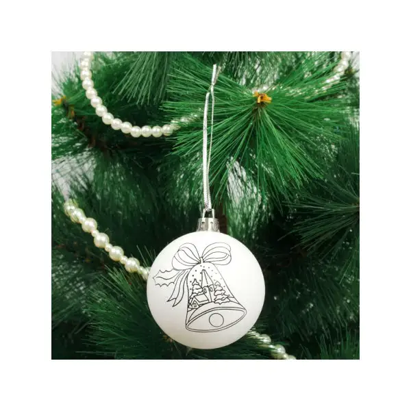 Новогоднее ёлочное украшение под роспись "Колокольчик"