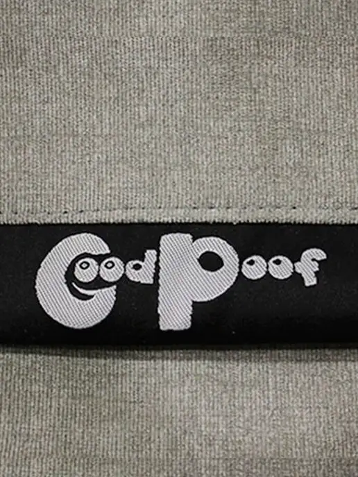 Goodpoof Кресло мешок XXXL микровельвет, серый, фото 2