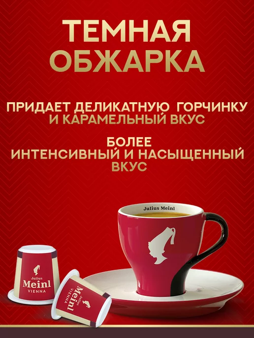 Julius Meinl Кофе в капсулах Nespresso РИСТРЕТТО ИНТЕНСО 10 шт, 10 шт, фото 4