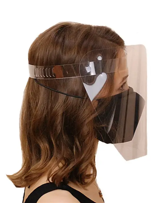 MaskOff Защитный экран для лица лицевой щиток, белый, фото 5