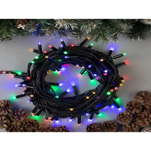 Гирлянда новогодняя нить на елку/уличная 10 метров 100 LED