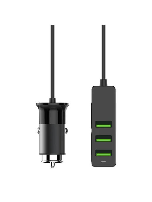 DEPPA Автомобильная зарядка 1 USB + 3 USB для пассажиров QC 3.0 7А, вариант, фото 7