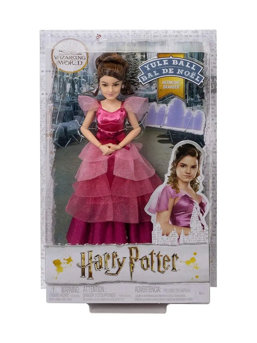 Кукла Гермиона Грейнджер (Hermione Granger Yule Ball) Mattel 14399616  купить в интернет-магазине Wildberries