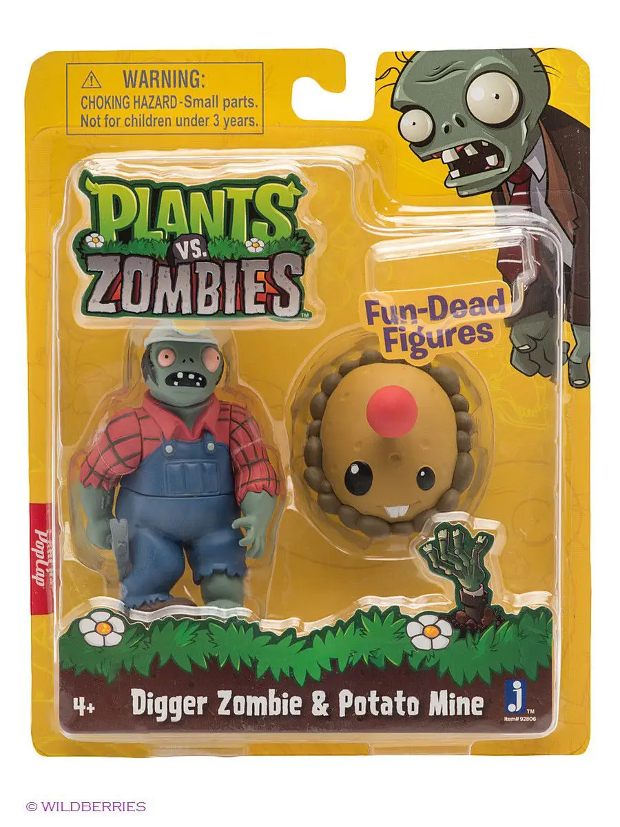 Фигурки Растения против Зомби Plants vs Zombie 1634066 купить в  интернет-магазине Wildberries