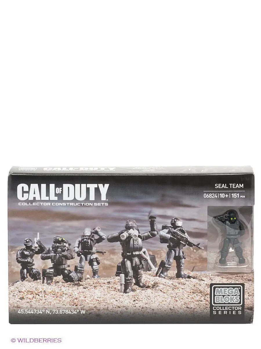 Набор Call Of Duty Вспомогательный набор I Морские котики MEGA BLOKS  1700266 купить в интернет-магазине Wildberries