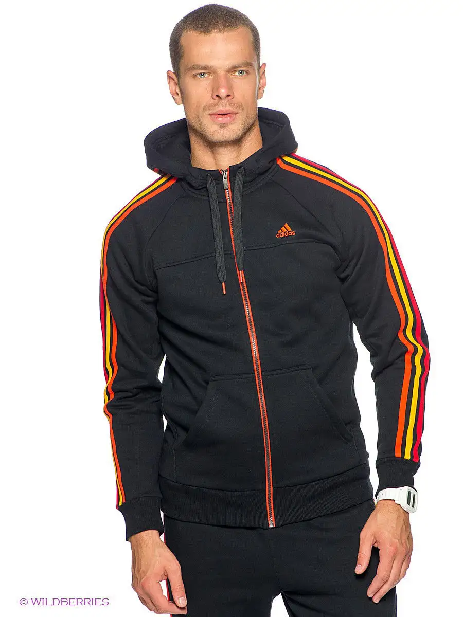 Adidas ess 3s fz hood on sale