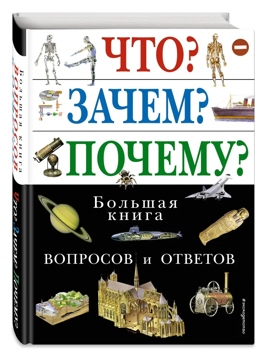 Что? Зачем? Почему? Большая книга вопросов и ответов Эксмо 1860233 купить  за 1 024 ₽ в интернет-магазине Wildberries