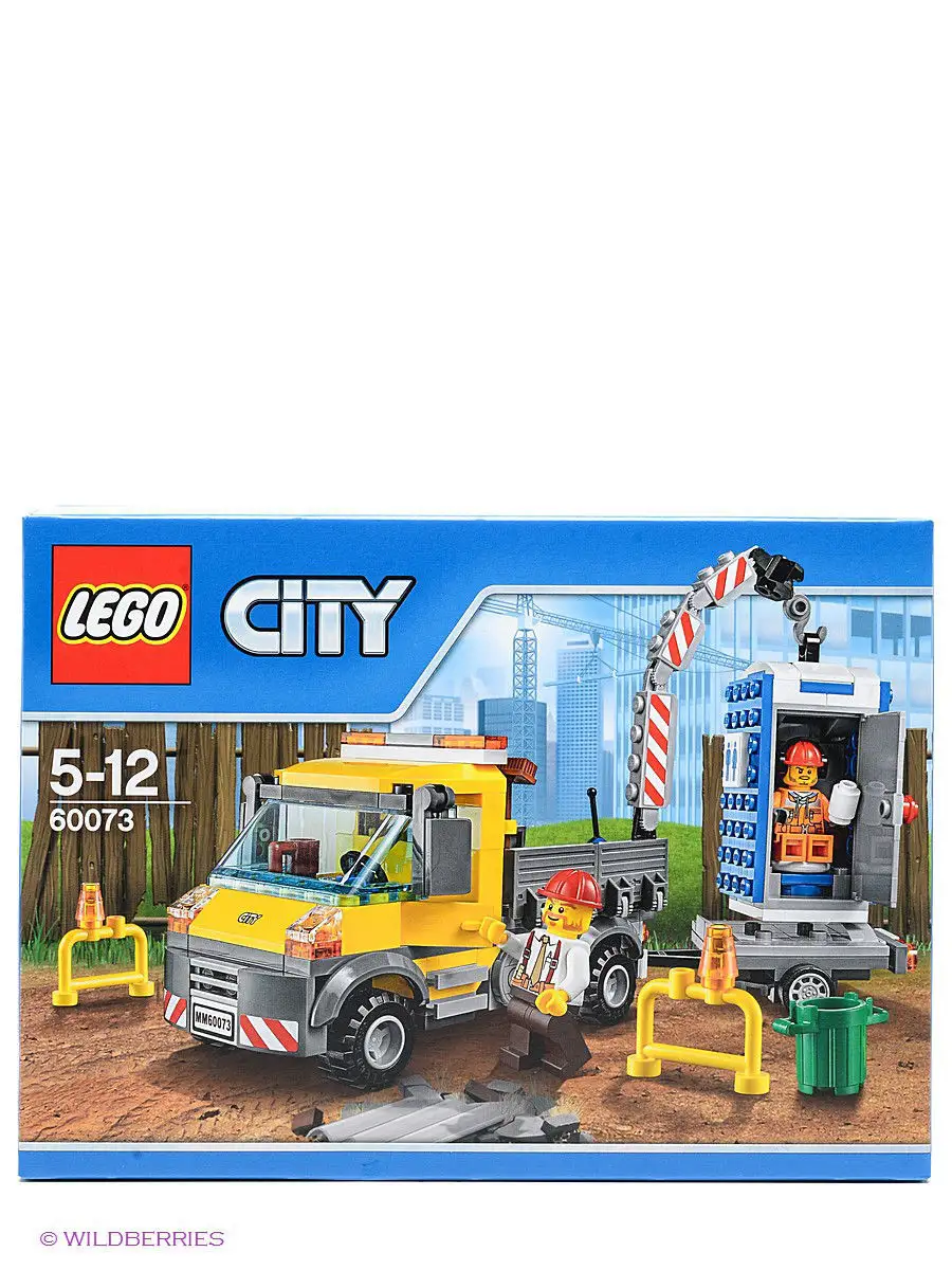 Конструктор LEGO City 60073 Машина техобслуживания LEGO 1868621 купить в  интернет-магазине Wildberries