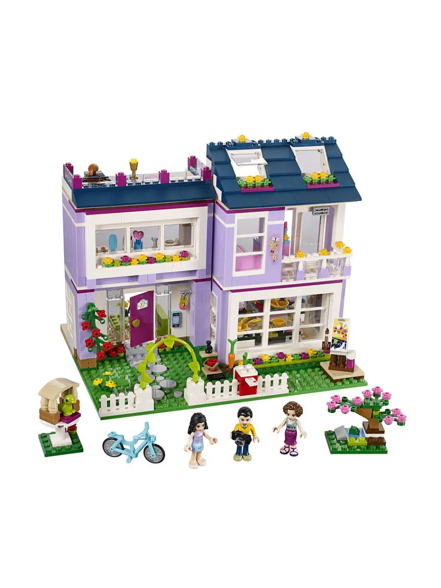 Конструктор LEGO Friends 41095 Дом Эммы LEGO 1886010 купить в  интернет-магазине Wildberries