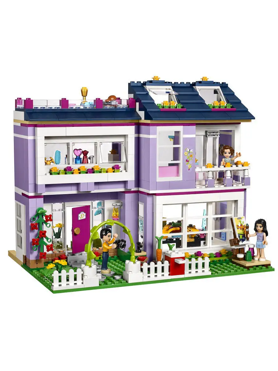 Конструктор LEGO Friends 41095 Дом Эммы LEGO 1886010 купить в  интернет-магазине Wildberries