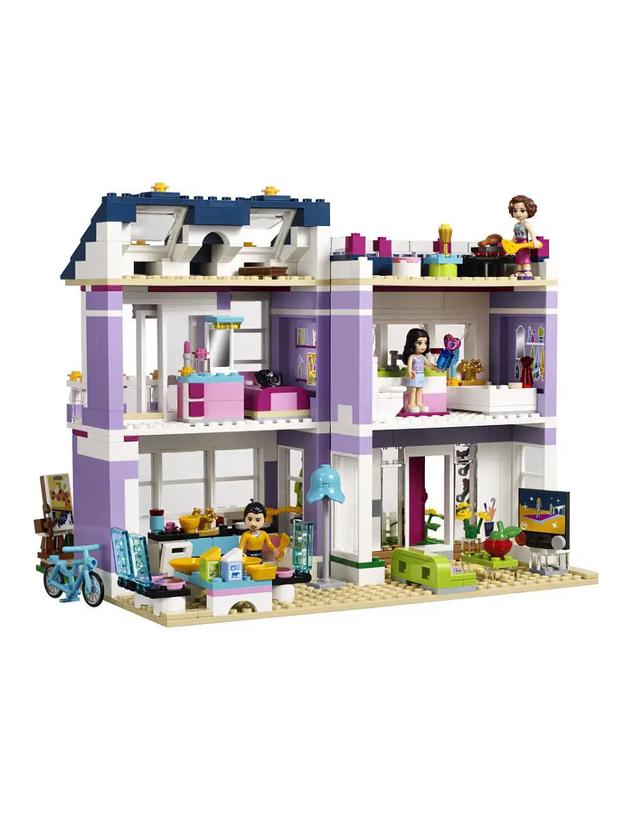 Конструктор LEGO Friends 41095 Дом Эммы LEGO 1886010 купить в  интернет-магазине Wildberries