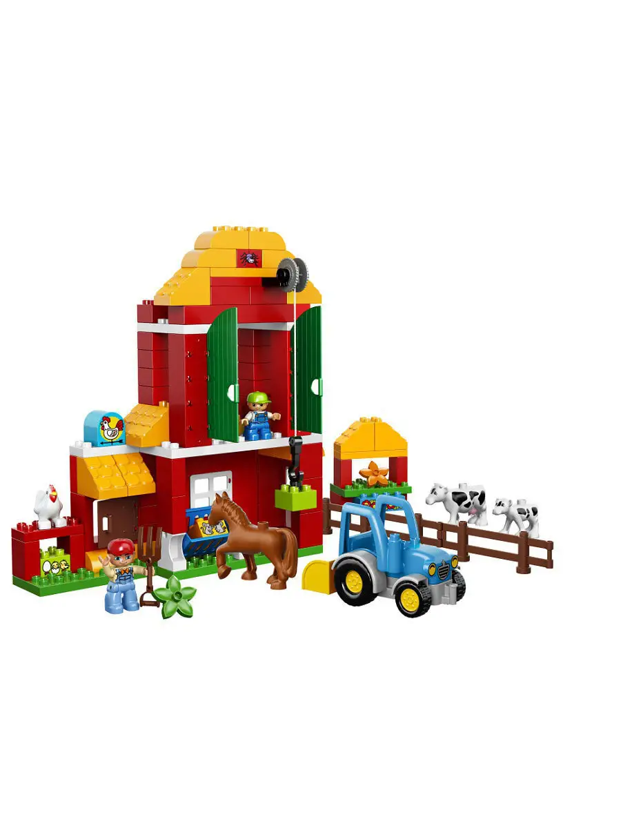 Конструктор LEGO DUPLO 10525 Большая ферма LEGO 1923161 купить в  интернет-магазине Wildberries