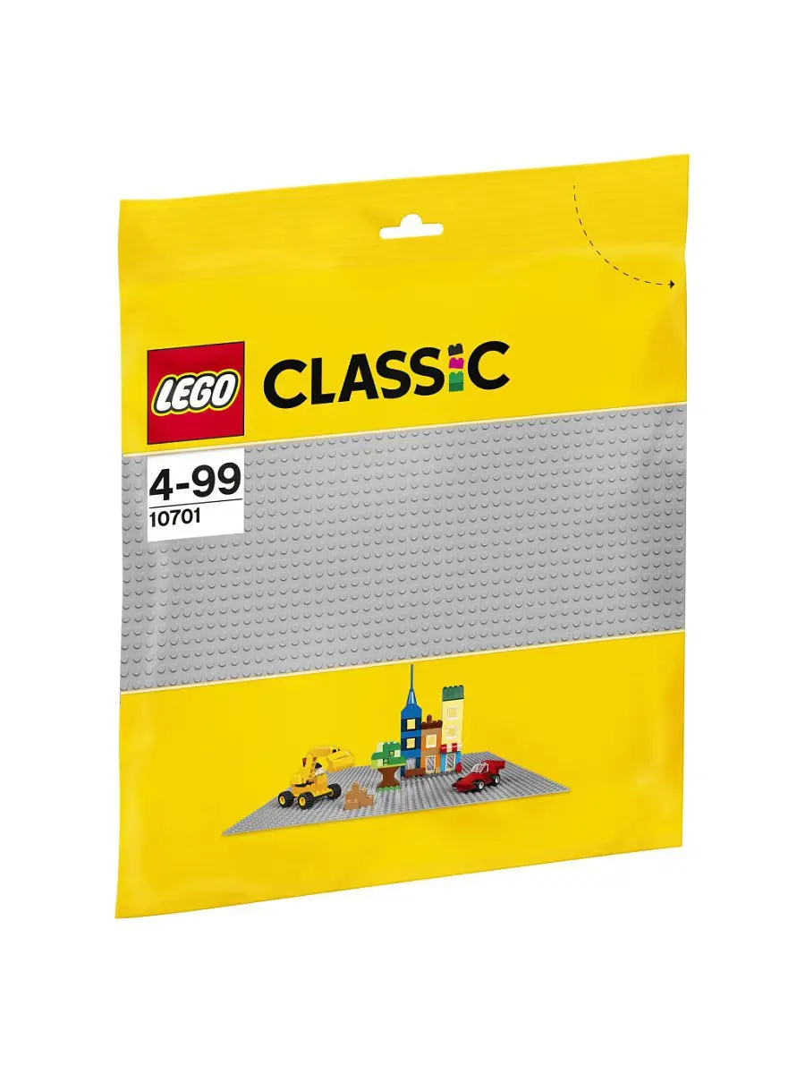 Конструктор LEGO Classic 10701 Строительная пластина серого цвета / базовая  платформа LEGO 2091088 купить в интернет-магазине Wildberries