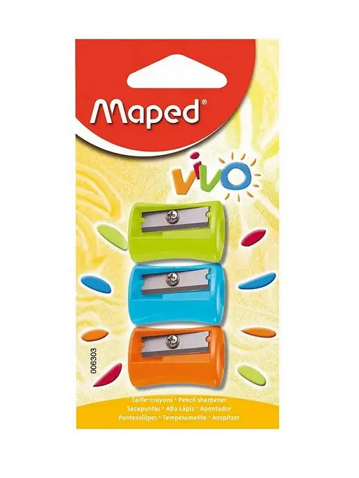 MAPED Точилка VIVO 3 шт в наборе, блистер, 3 шт, фото 3