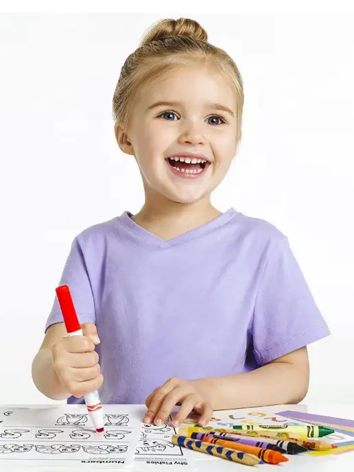 Crayola Фломастеры для малышей цветные смывающиеся, 8 шт, 8 шт, фото 7