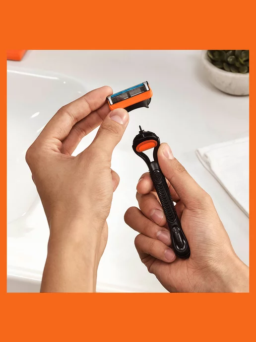 GILLETTE Кассеты для бритья мужские сменные 5 лезвий Fusion 5, 4 шт, 8 шт, фото 7