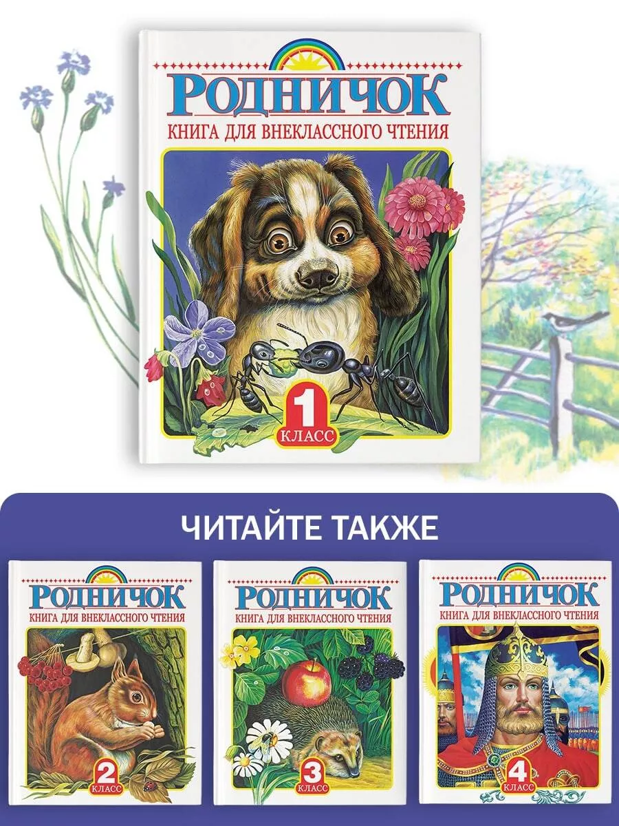 Родничок. Книга для внеклассного чтения в 1 классе Издательство АСТ 2167477  купить за 553 ₽ в интернет-магазине Wildberries