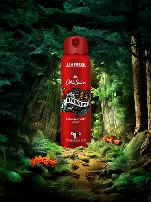 Old Spice Дезодорант мужской спрей Bearglove 150 мл, 150 мл, фото 5