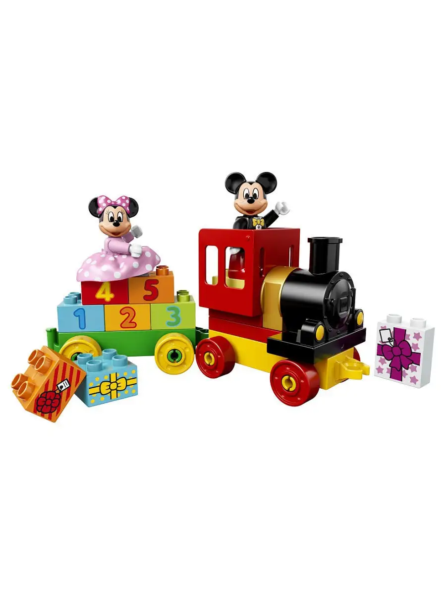 Конструктор LEGO DUPLO Disney 10597 День рождения с Микки и Минни /  паровозик, для малышей LEGO 2204686 купить в интернет-магазине Wildberries