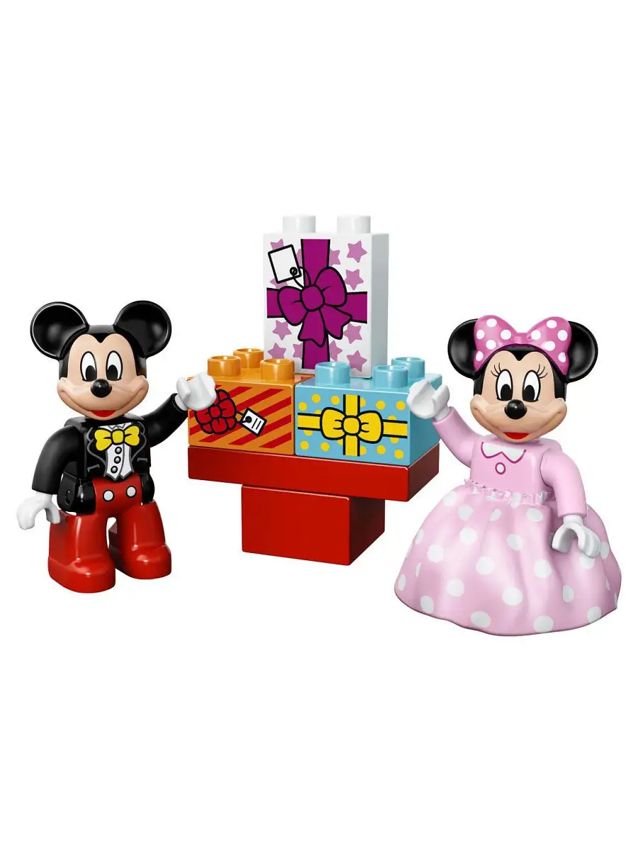 Конструктор LEGO DUPLO Disney 10597 День рождения с Микки и Минни /  паровозик, для малышей LEGO 2204686 купить в интернет-магазине Wildberries