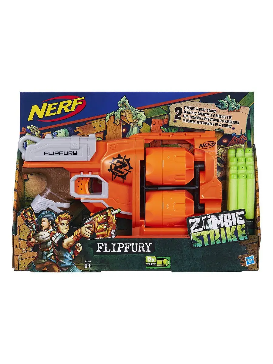 Набор игровой Бластер Нёрф Зомби Страйк Переворот NERF ZOMBIE STRIKE A9603  NERF 2332333 купить за 2 524 ₽ в интернет-магазине Wildberries