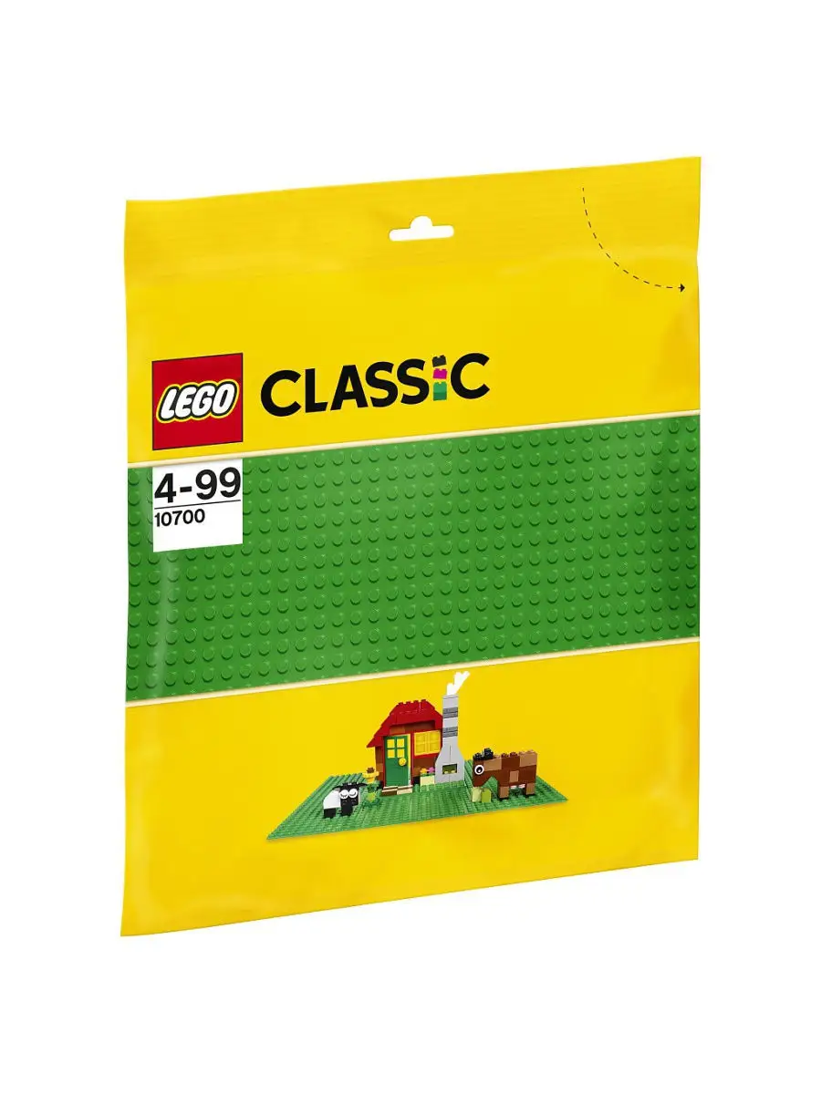 Конструктор LEGO Classic 10700 Строительная пластина зеленого цвета /  базовая платформа LEGO 2358157 купить в интернет-магазине Wildberries