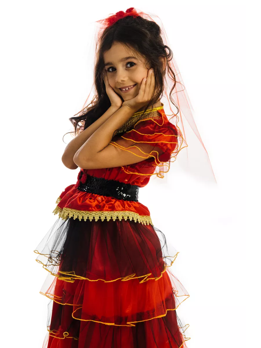 Детский костюм прекрасной Испанки купить в Смоленске - описание, цена, отзывы на уральские-газоны.рф