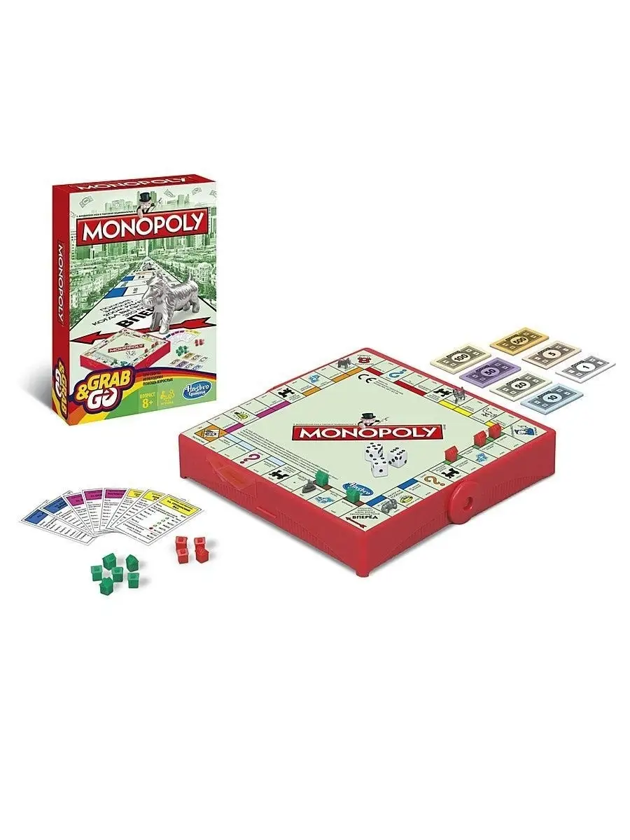 Игра настольная дорожная Монополия Классика MONOPOLY 2412401 купить в  интернет-магазине Wildberries