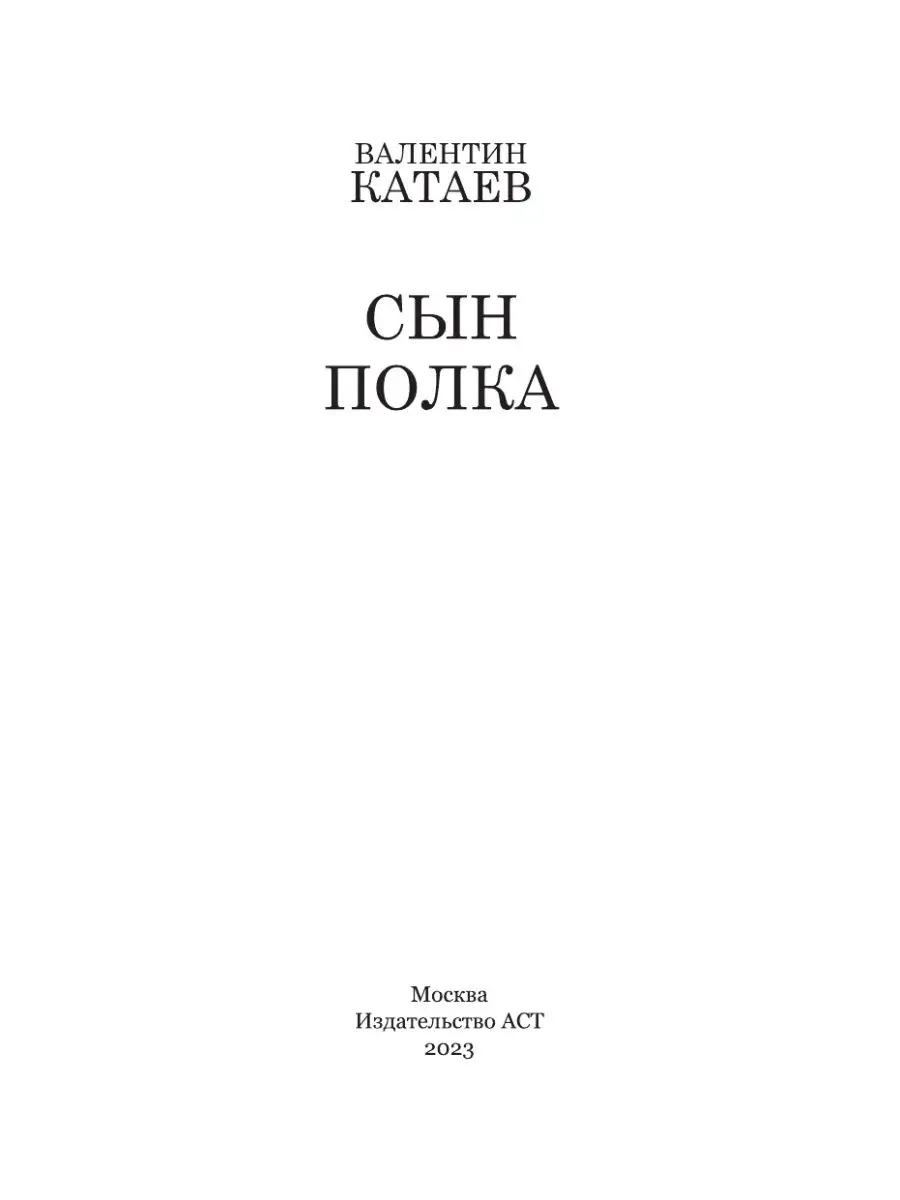 Валентин Катаев — Сын полка: Рассказ