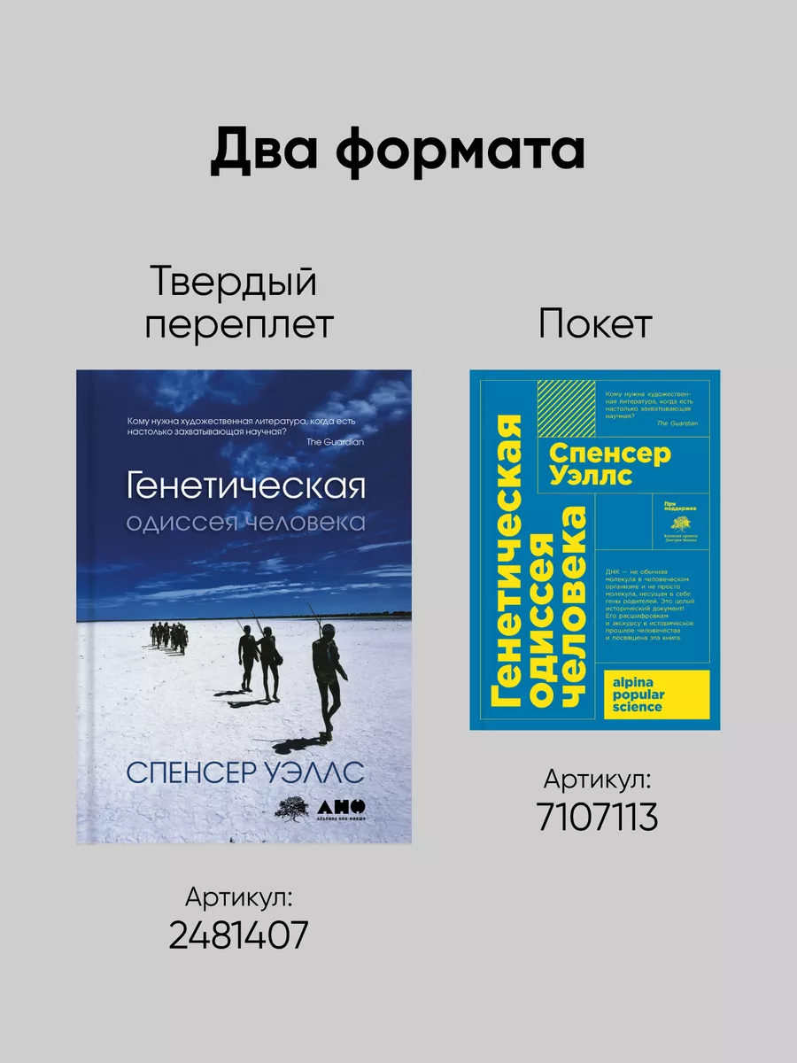 Генетическая одиссея человека Альпина. Книги 2481407 купить в  интернет-магазине Wildberries