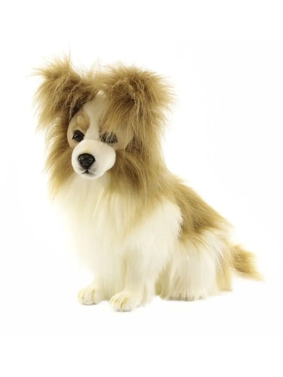 Реалистичная мягкая игрушка Собака породы папийон 41 см Hansa Creation  2506450 купить в интернет-магазине Wildberries