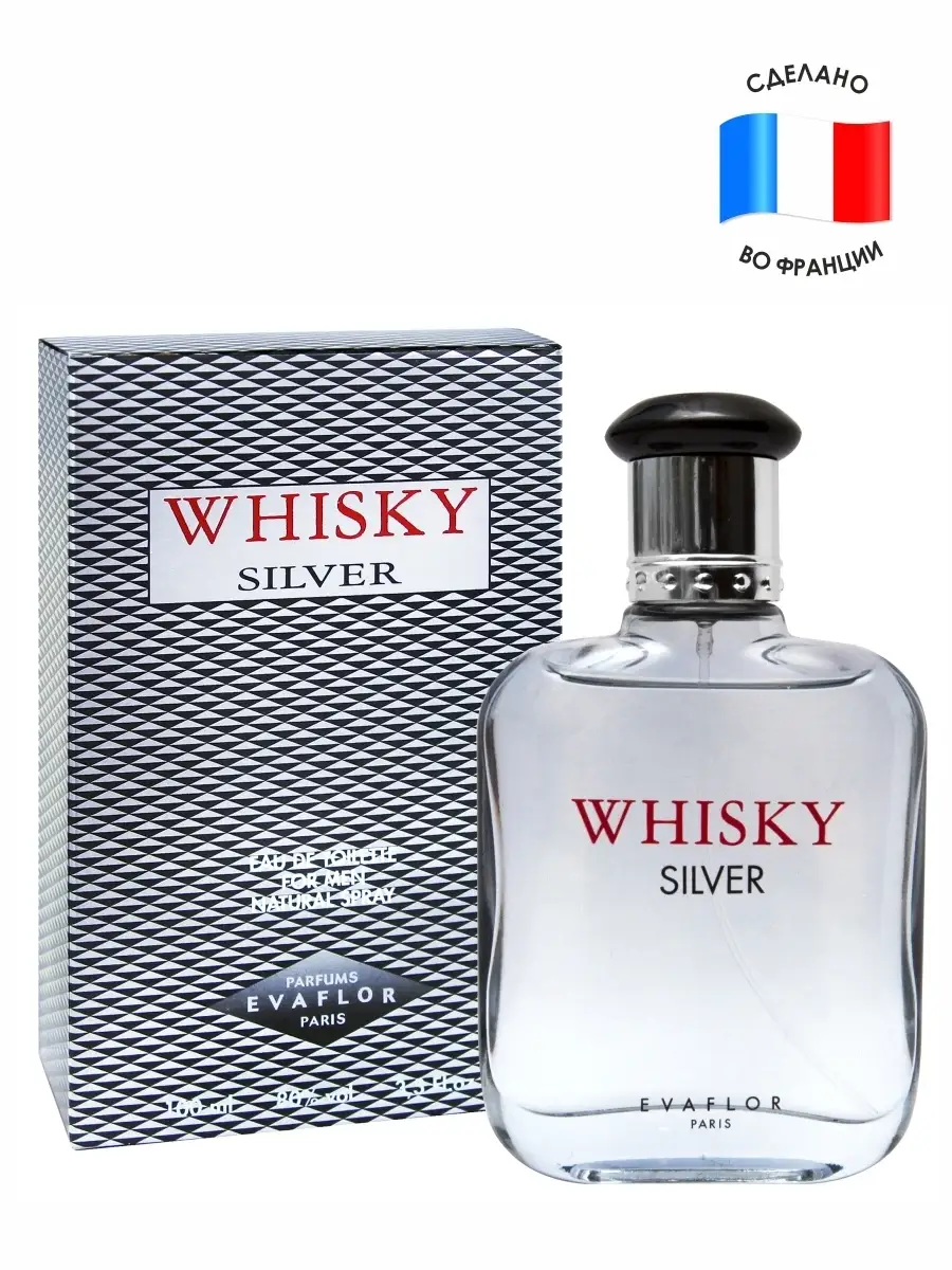 Туалетная Вода Whisky Silver 100мл EVAFLOR 2545467 купить за 1 372 ₽ в  интернет-магазине Wildberries