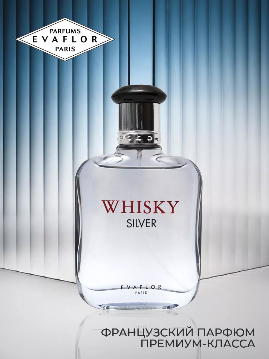 Туалетная Вода Whisky Silver 100мл EVAFLOR 2545467 купить за 1 440 ₽ в  интернет-магазине Wildberries