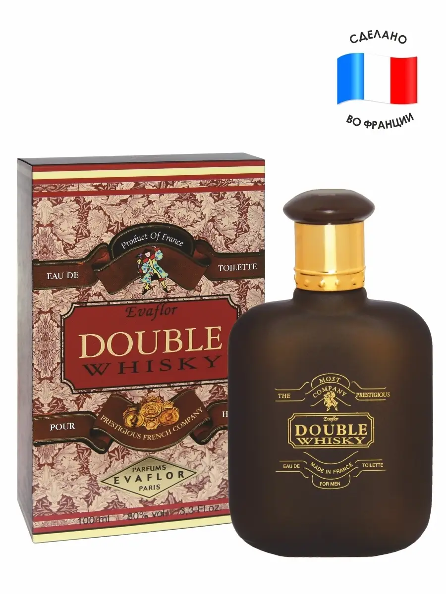 Туалетная Вода Double Whisky 100мл EVAFLOR 2545676 купить за 1 389 ₽ в  интернет-магазине Wildberries