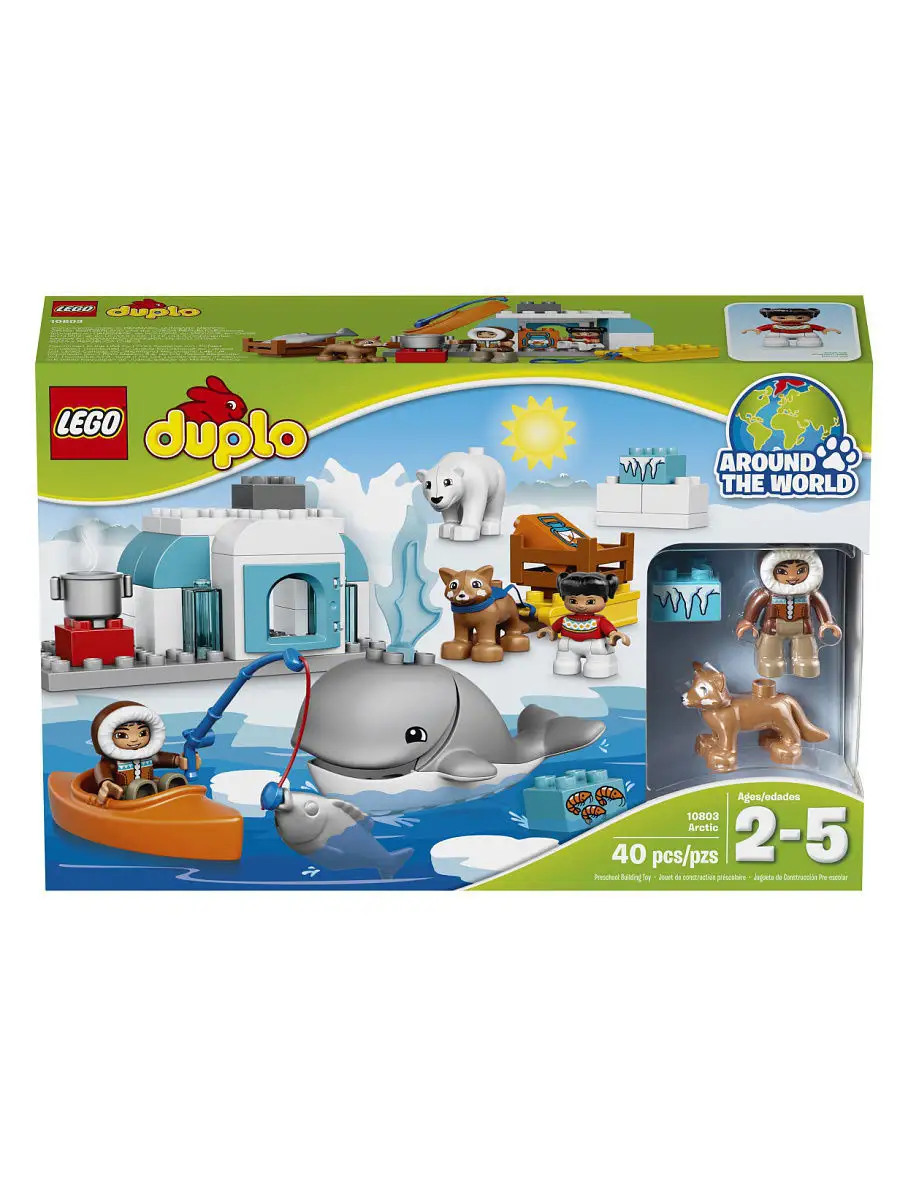 Конструктор LEGO DUPLO 10803 Вокруг света: Арктика LEGO 2576963 купить в  интернет-магазине Wildberries