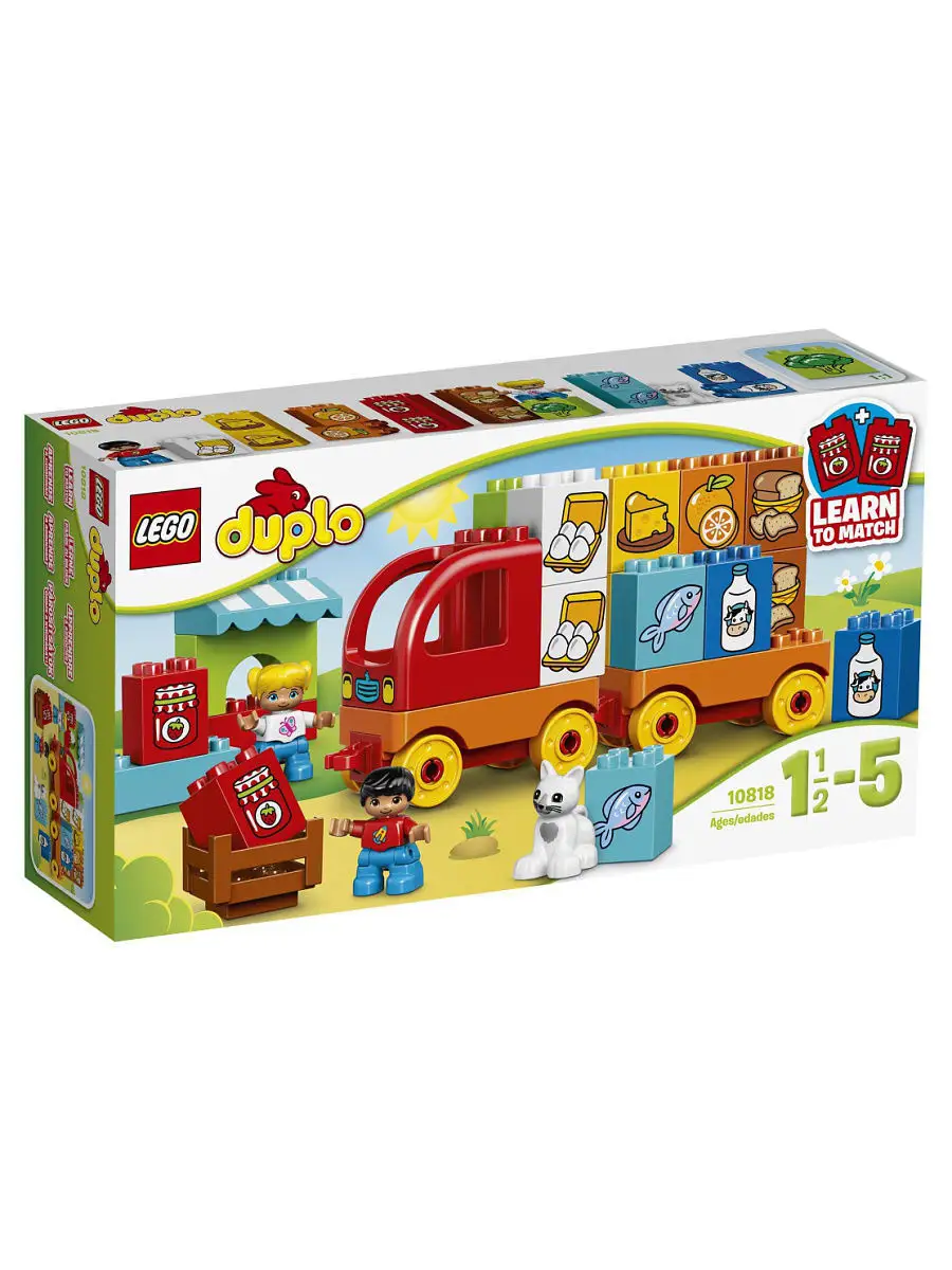 Конструктор LEGO DUPLO 10818 Мой первый грузовик LEGO 2576974 купить в  интернет-магазине Wildberries