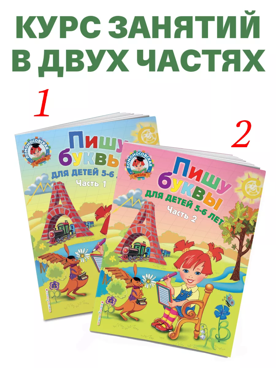 Пишу буквы: для детей 5-6 лет. Ч. 1. Эксмо 2622014 купить за 209 ₽ в  интернет-магазине Wildberries