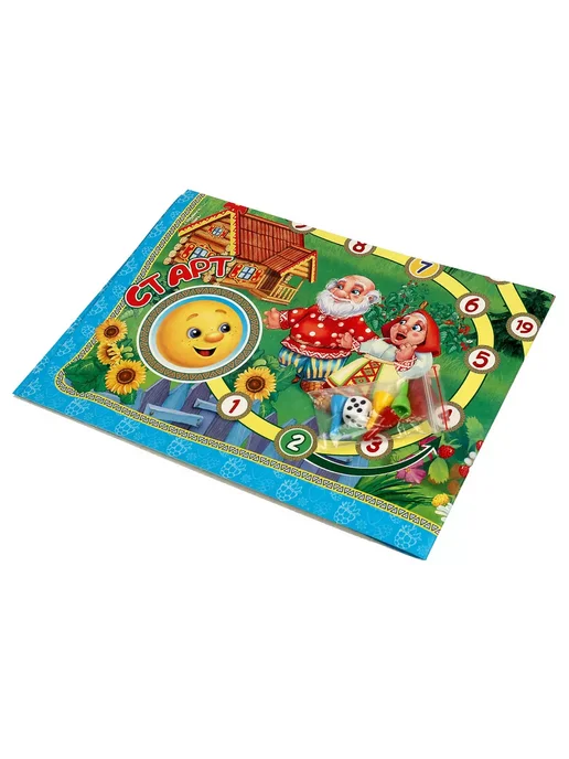 Умные игры Настольная игра ходилка Колобок, белый, фото 6