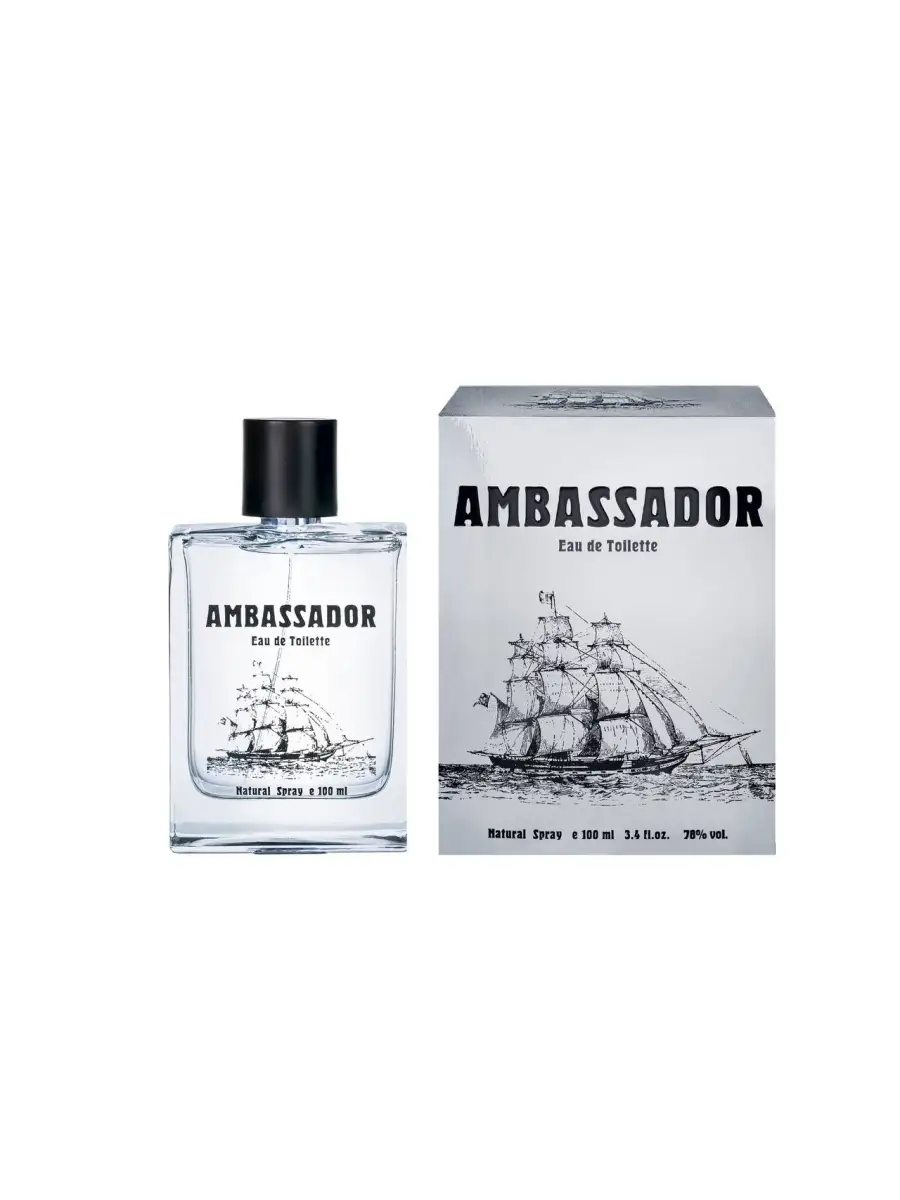 Туалетная вода AMBASSADOR EDT 100 ML SPRAY PARFUMS GENTY 2640445 купить за  388 ₽ в интернет-магазине Wildberries